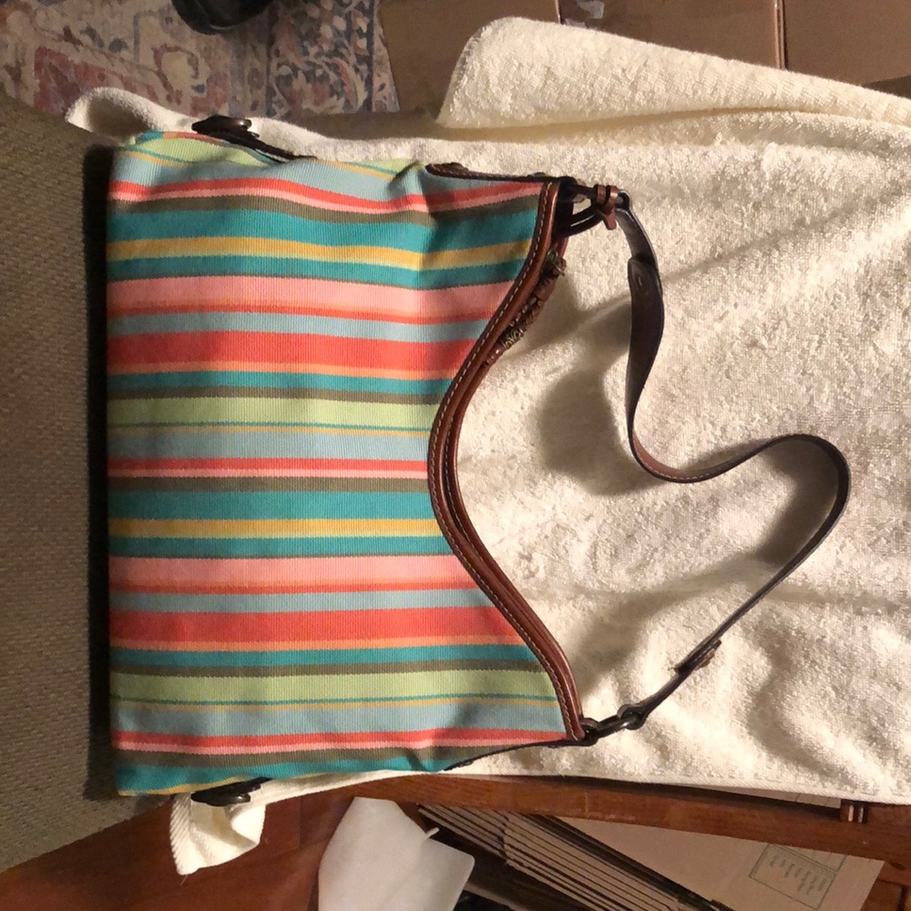 Vintage Fossil Cloth Summer Bag